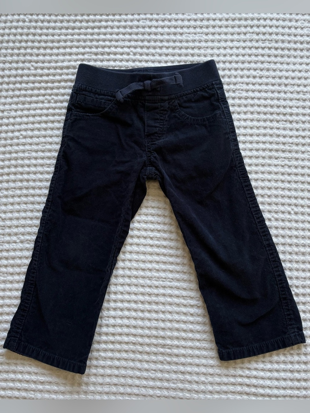 Gymboree Boys Navy Corduroy Pull-On Pants Elastic Waist 2T